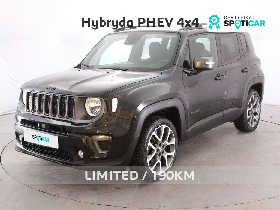 Jeep Renegade 1.3 GSE T4 Turbo PHEV 4xe Limited PLUEG-IN / Gwarancja 6 miesięcy RiA