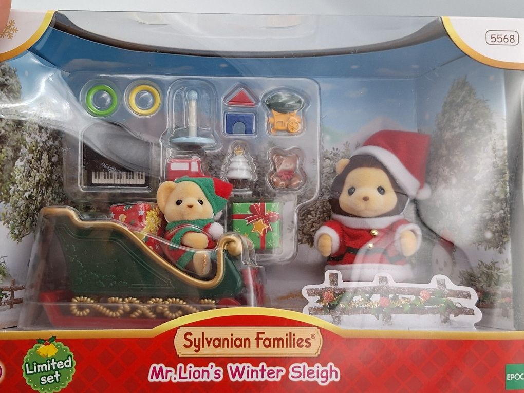 Sylvanian families christmas Mr.Lion's Winter Sleigh