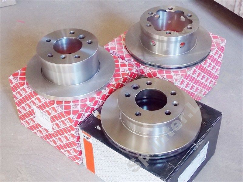 Диск тормозной передний, задний Sprinter 208-416/Crafter