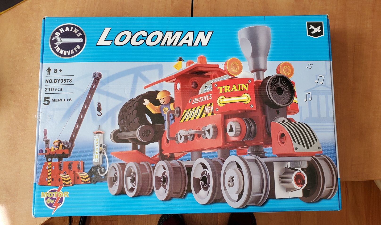 Розвиваючий конструктор locoman 8+