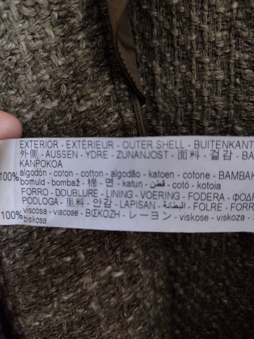 Płaszcz szlafrokowy Zara rozmiar S
