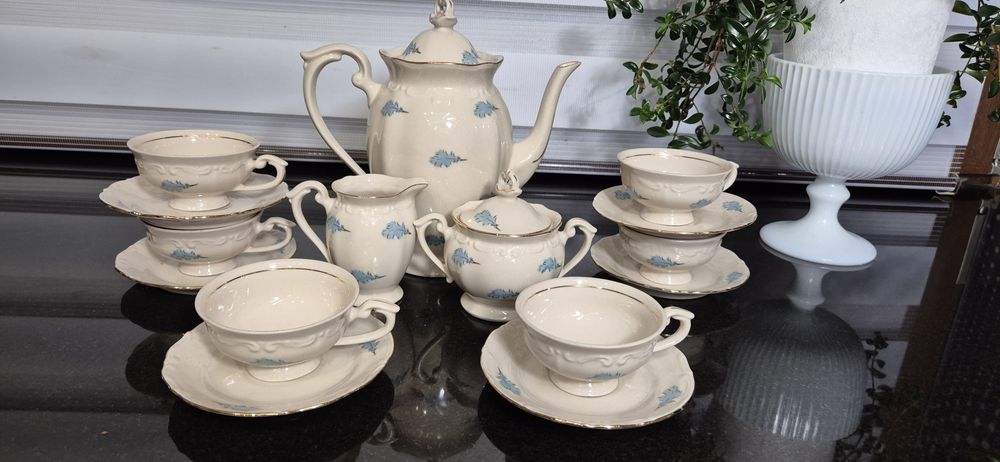 Tułowice serwis kawowy stara porcelana prl