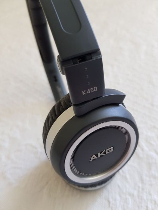 Headphones AKG K450 Over-the-Ear Premium Foldable Mini Ear-Cup c/ Bols
