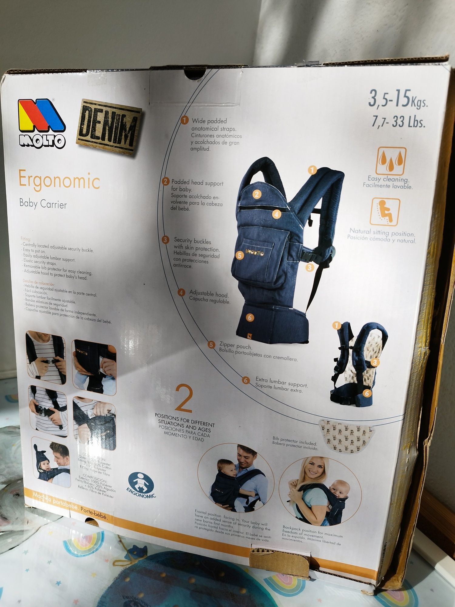 Mochila porta bebé