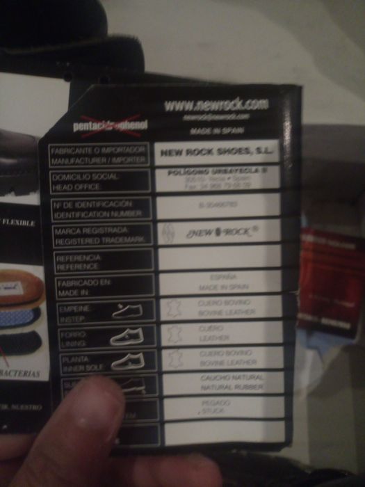 Botas new rock modelo raro pouco uso 38