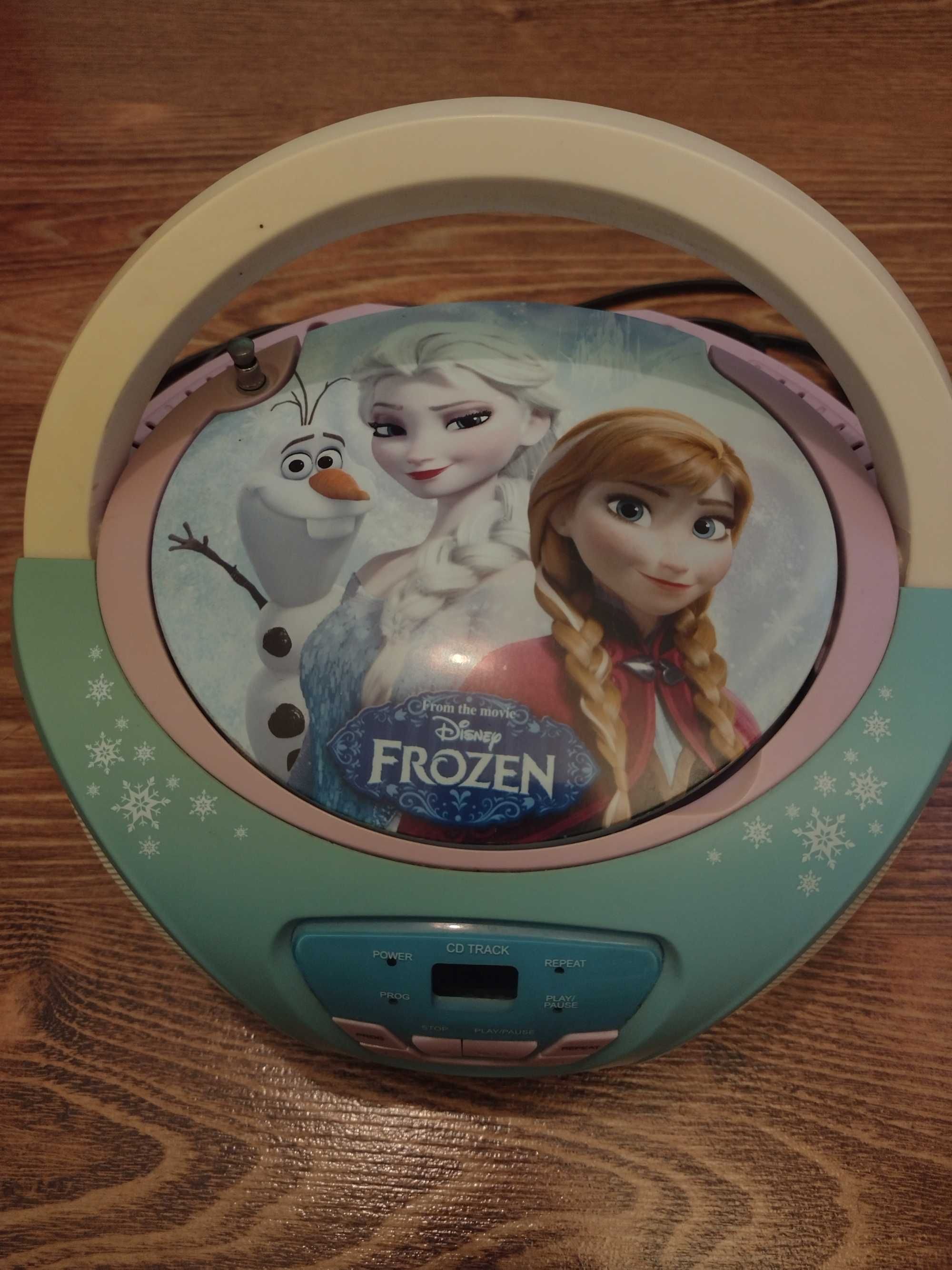 Piękne radio z Elsa i Anna w zestawie z płytą z piosenkami Disney