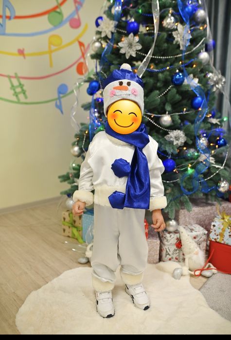 Костюм сніговика для хлопчика ПРОКАТ