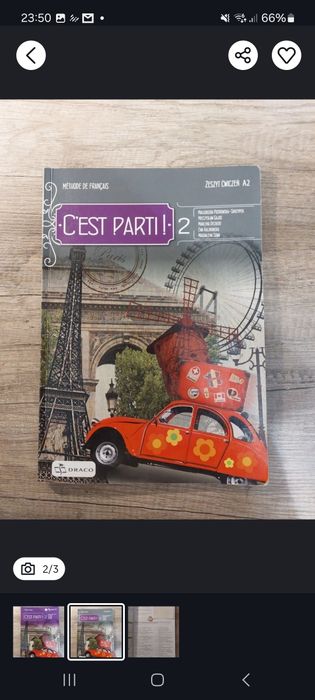 C'est Parti! 2 podręcznik do języka francuskiego