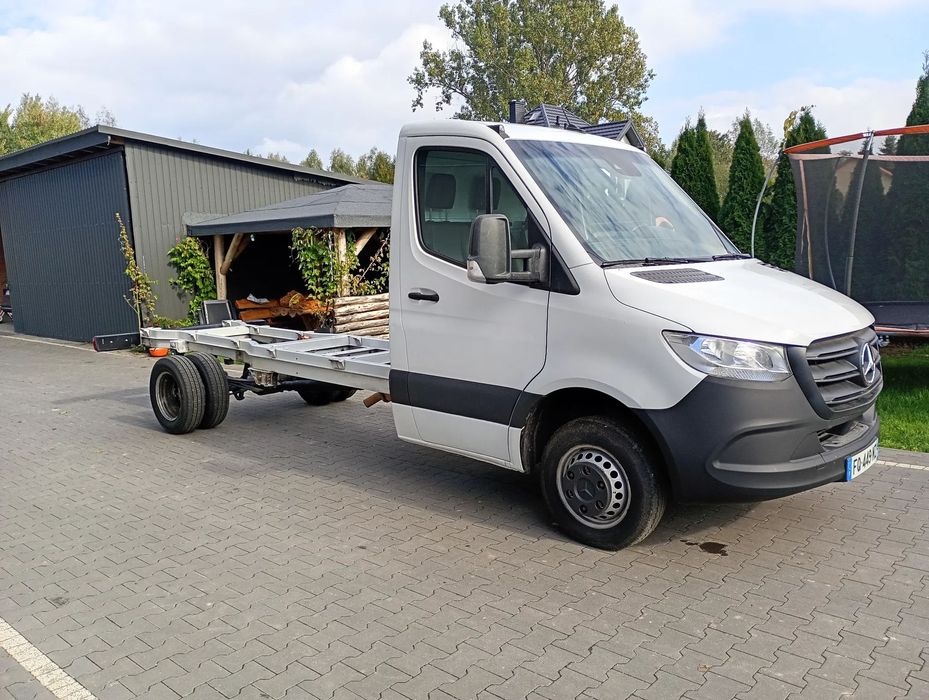 Mercedes-Benz Sprinter 514  Mercedes Benz Sprinter 514 bliźniak do zabudowy kontener firanka lawet