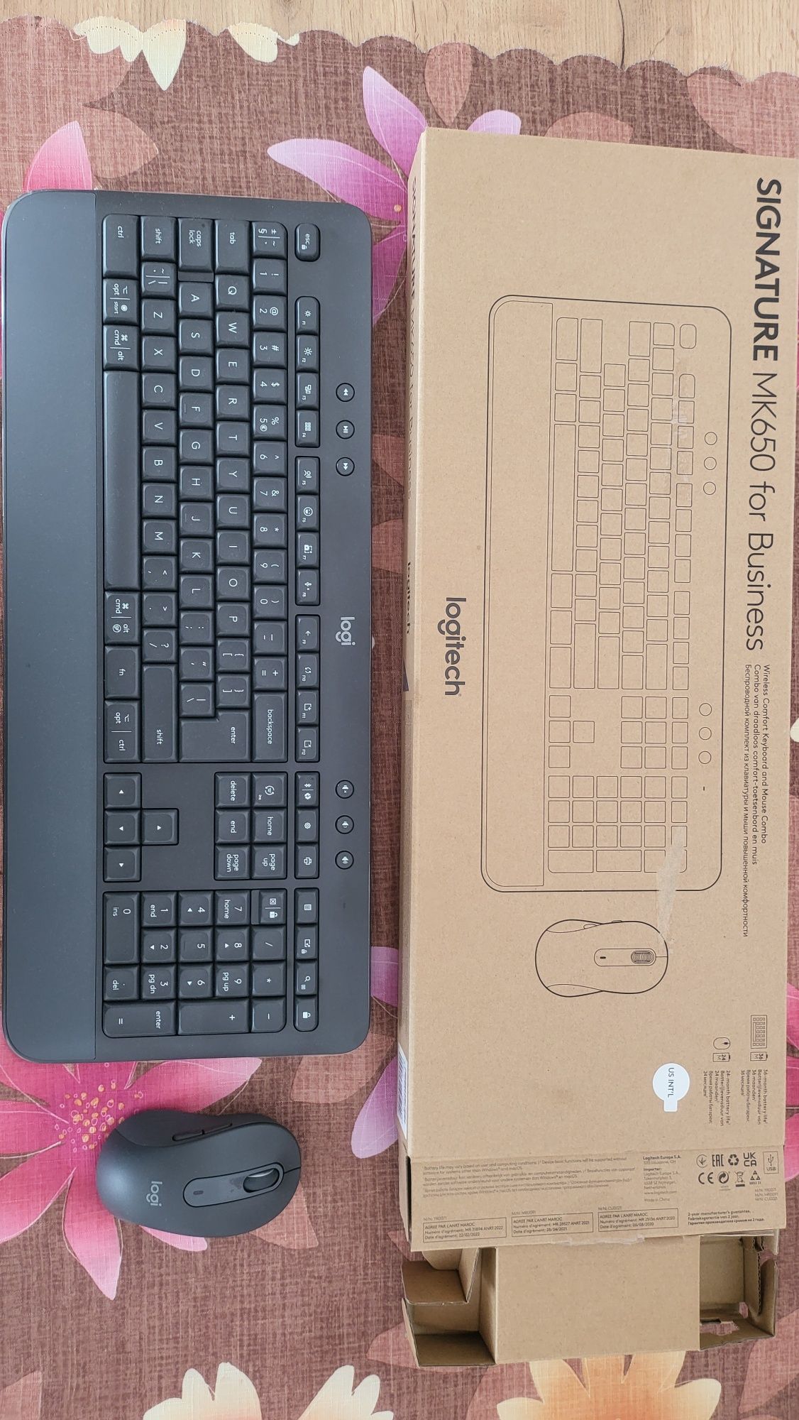 Logitech MK650, klawiatura + mysz