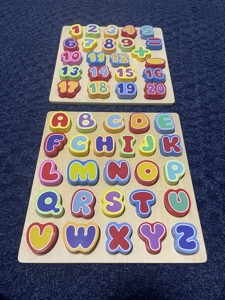 Развивающая игра ‼️ обучающие пазлы детские цифры английский алфавит