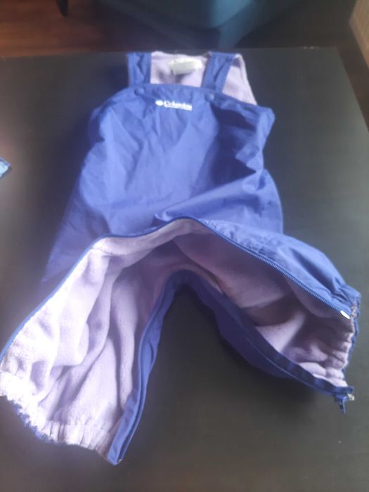 Kurtka i spodnie dziewczęce ocieplane