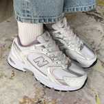 НОВИНКА! New Balance 530 White Silver Pink 36 37 38 39 40 41 сільвер