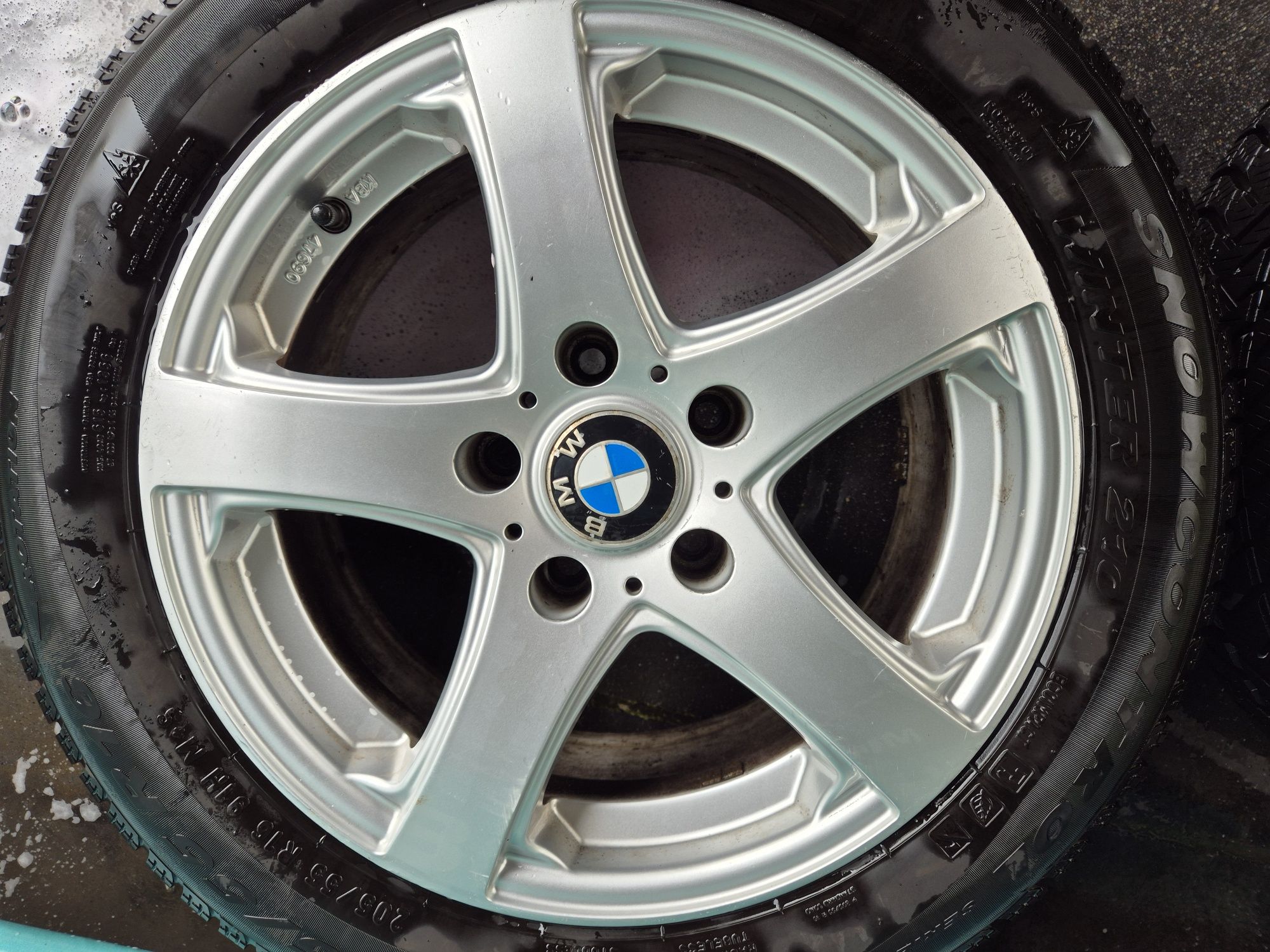 Felgi 5x120 r16 z oponami zimowymi