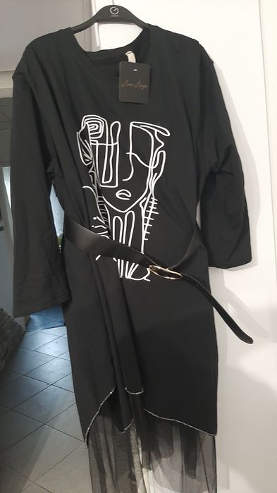 Oversize tunika-sukienka