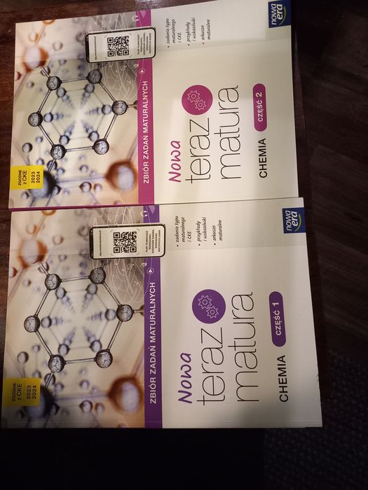 Chemia część 1 i 2 zbiór zadań maturalnych 2023/2024 Nowa Era