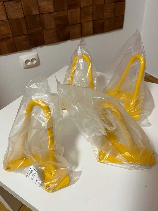 Ніжки меблеві Hairpinleg 15 см жовті