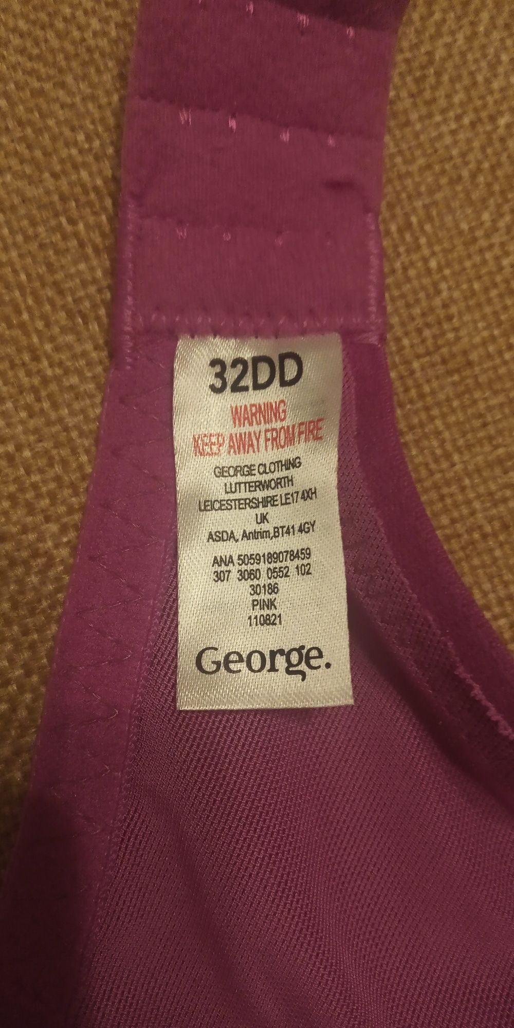 Бюстгалтер George 32DD / 70D