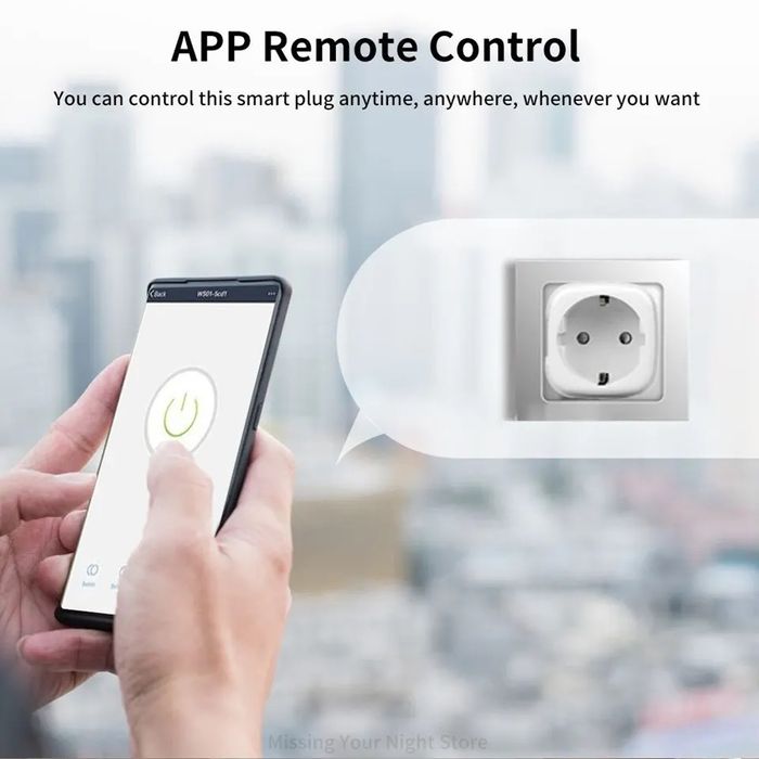 Inteligentne Gniazdko WiFi Smart Home sterowanie  aplikacja