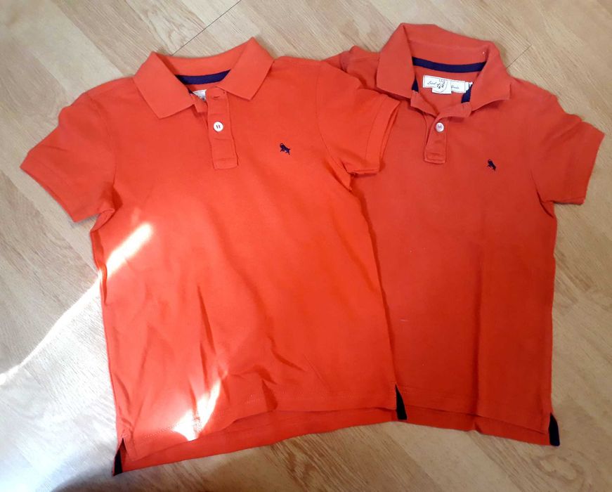 Komplet koszulek polo firmy H&M rozmiar 110/116