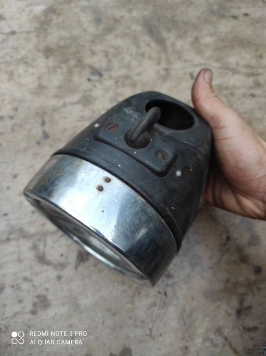 Lampa przód jawa 50 mustang klosz ramka stacyjka 15.113