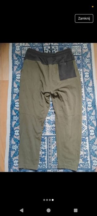 Spodnie dresowe Nike – khaki, rozmiar M