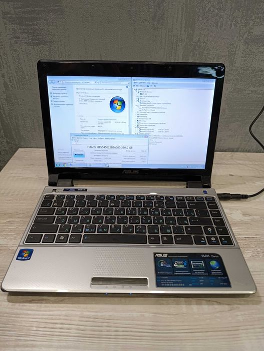 Ноутбук, нетбук ASUS UL20A (12.1"/U2300/DDR2 4Gb/Int./HDD 250Gb)