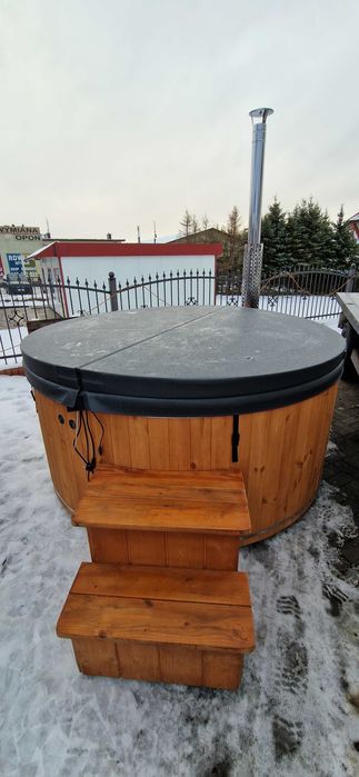 HIT!! BALIA ogrodowa -  200 cm z piecem na drewno!!