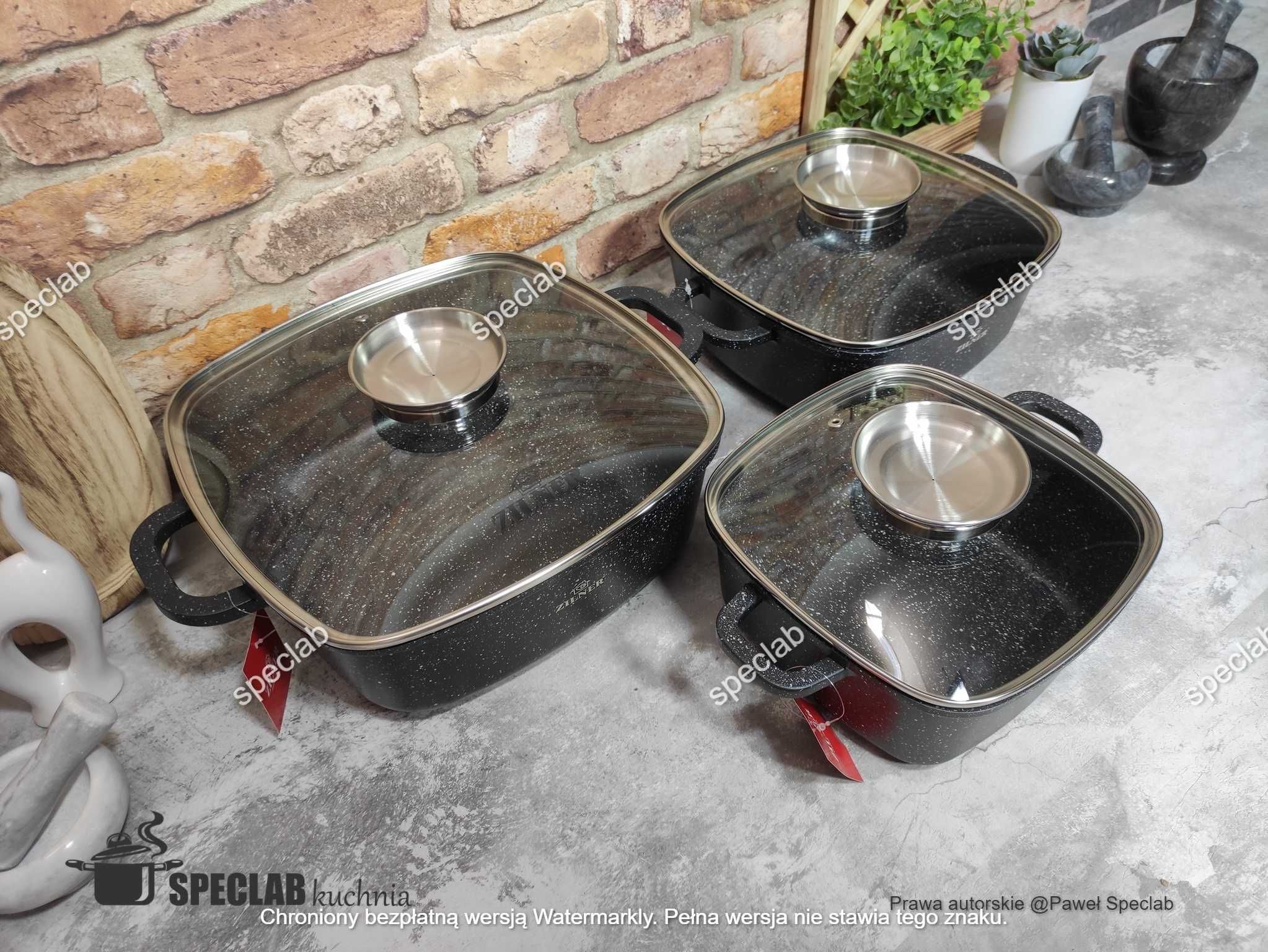 ZESTAW garnkow ZL-7019 Gaz, indukcja, piekarnik, halogen