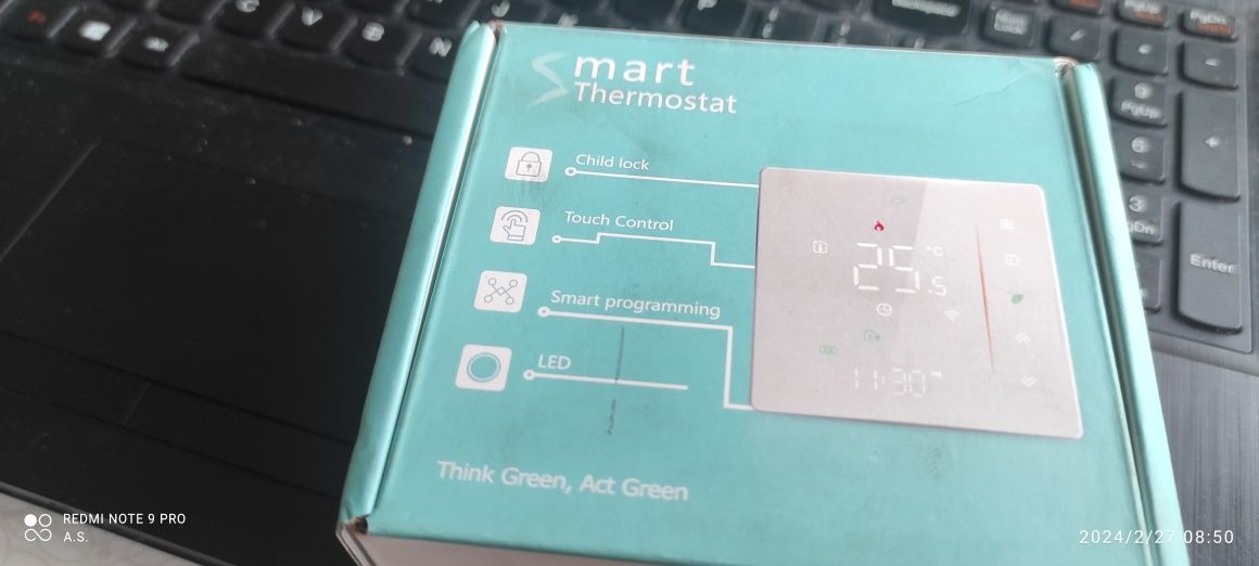 Smart Termostat Model: BAC-006ELM-Fan