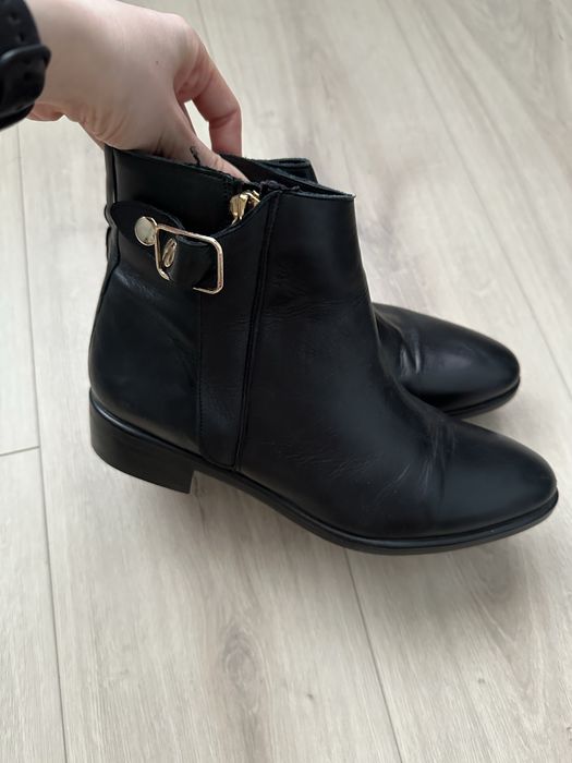 Шкіряні ботинки/ботильони