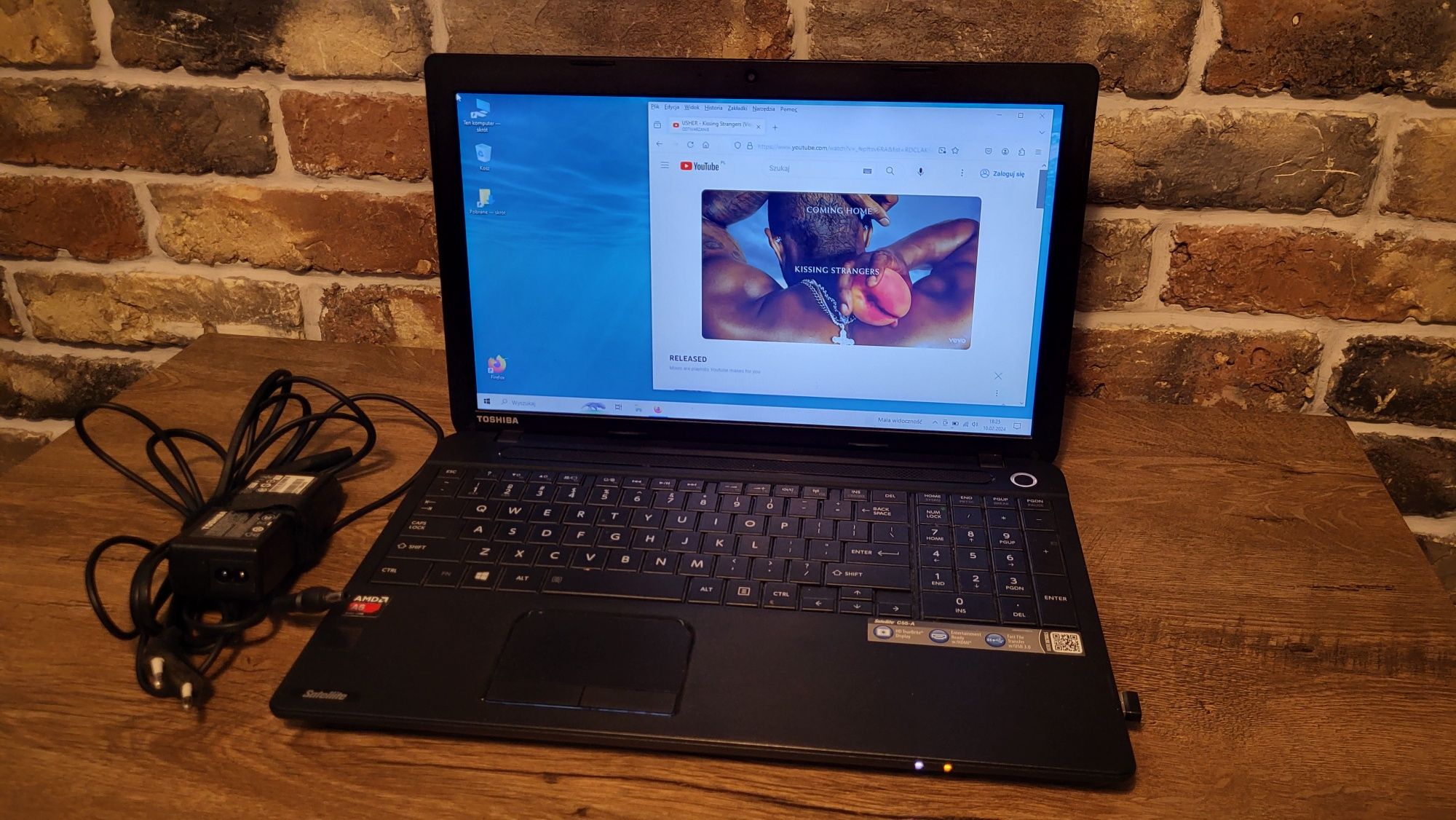 Laptop Toshiba Satelite C55-A 4gb ram win10 dysk SSD bateria bdb