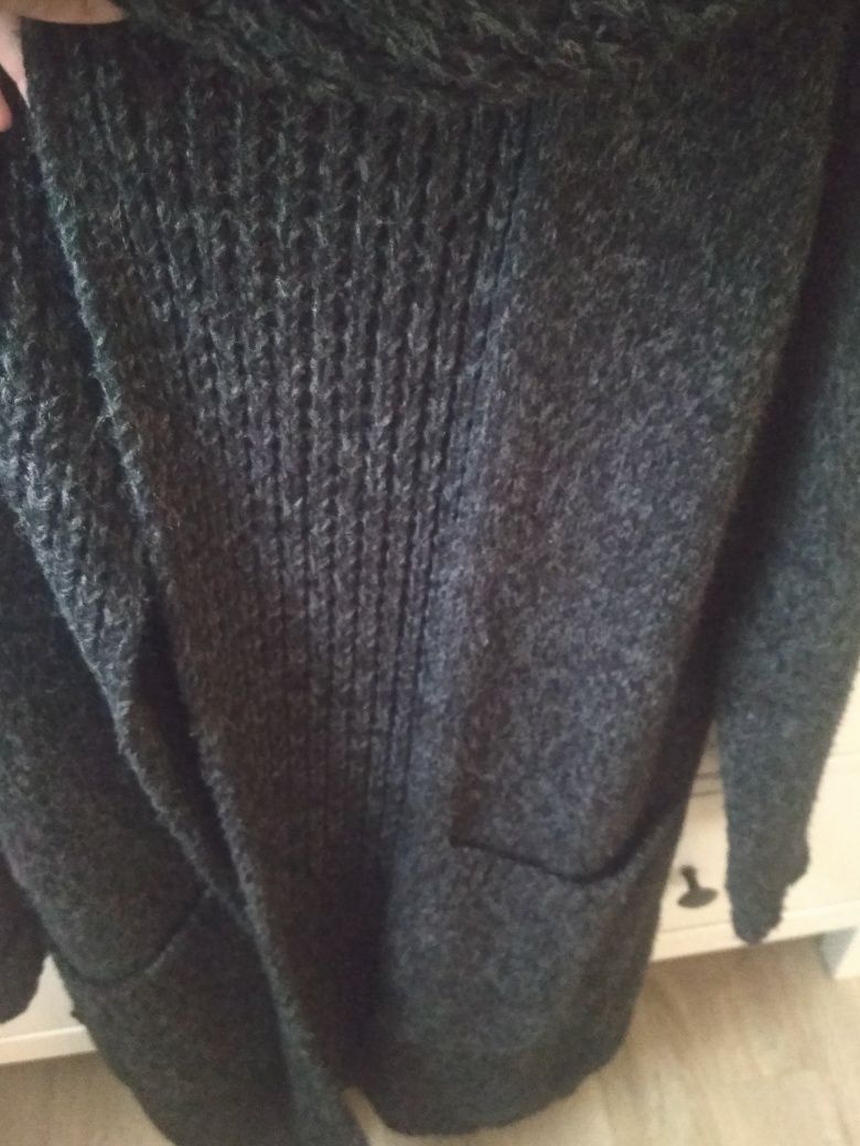 Super kardigan narzutka sweter płaszcz Mohito