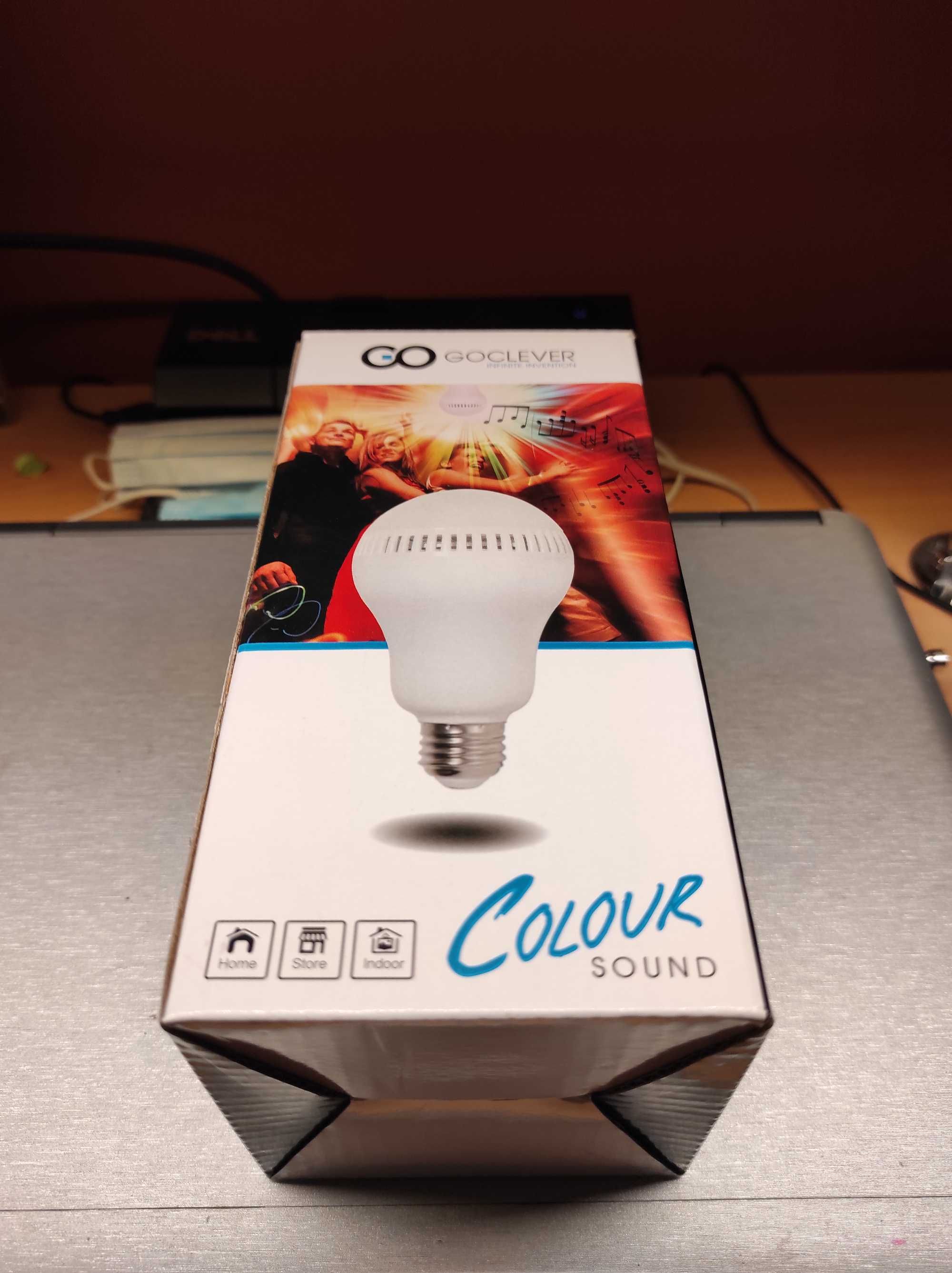 Goclever Colour Sound – żarówka LED RGB z głośnikiem Bluetooth