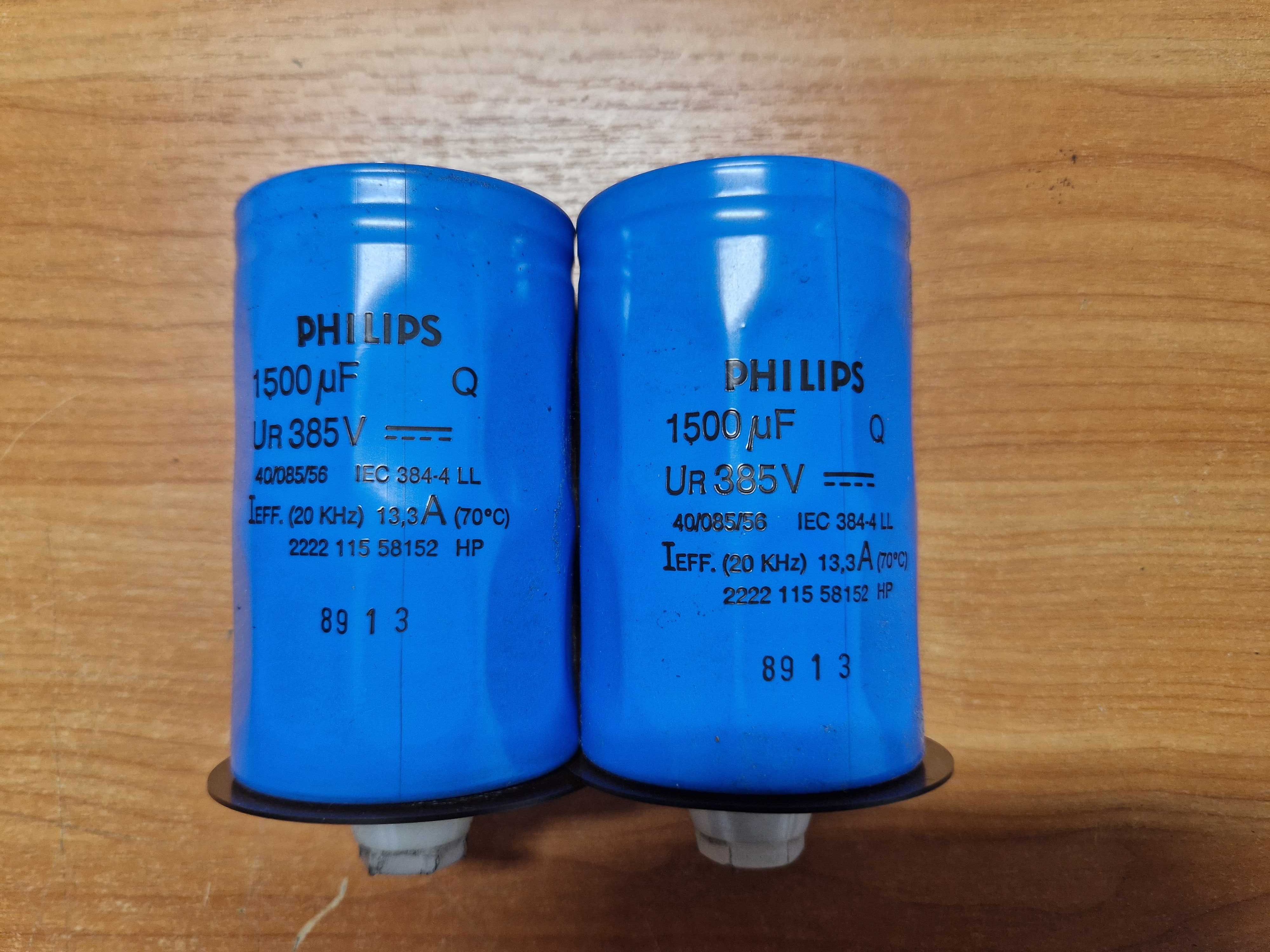 Kondensator elektrolityczny Philips 1500 micro F / 385V
