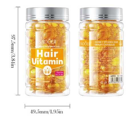 Вітамінні капсули для волосся SADOER Hair Vitamin в асортименті