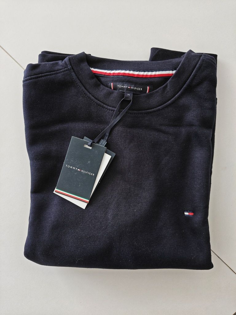 Bluza męska granatowa Tommy Hilfiger nowa M