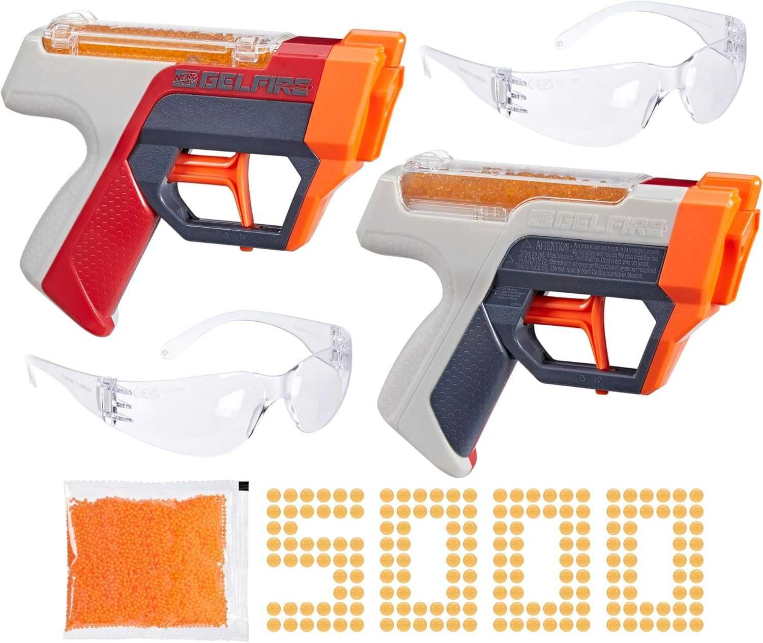 ОРИГИНАЛ! Набор 2 бластеров NERF Pro Gelfire Dual Wield Pack Нерф Про