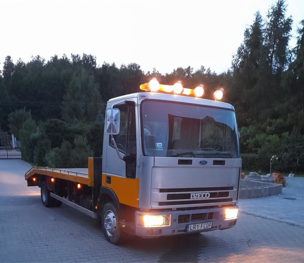 Iveco Euro Cargo, laweta cieżarowa, pomoc drogowa