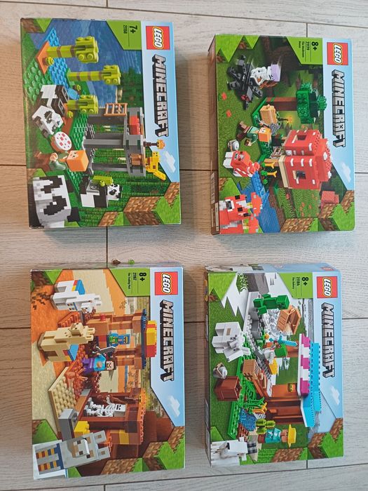 Lego minecraft 21167, 21158, 21179, 21184