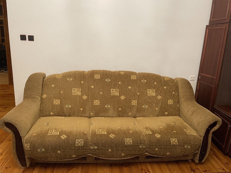 Stylowy komplet/ zestaw wypoczynkowy (kanapa i 2 fotele)