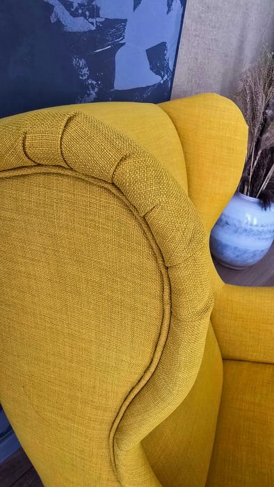 Fotel uszak i podnóżek Ikea