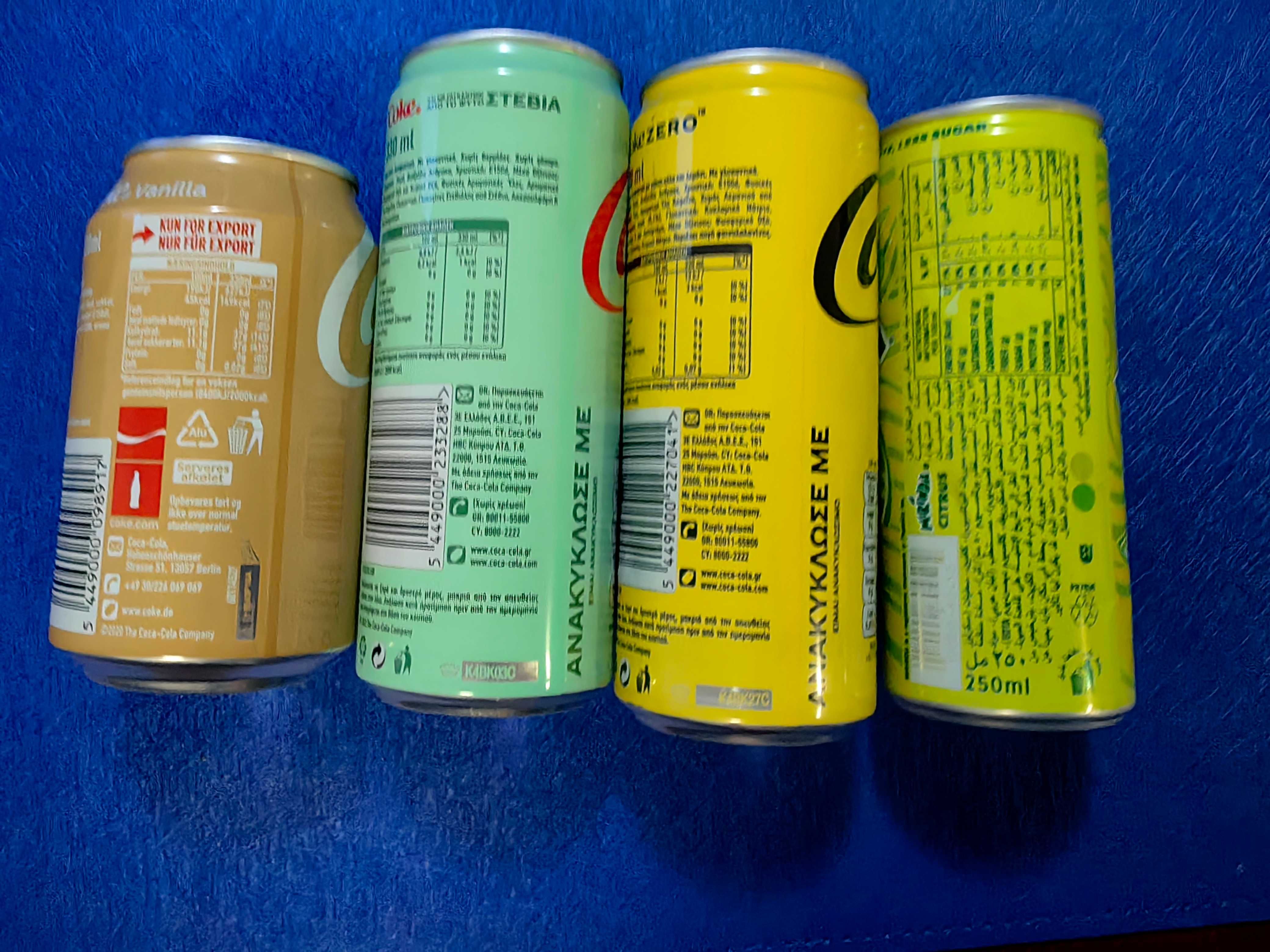 Puszki po Coca Cola + Mirinda rożne rodzaje - Unikaty !!