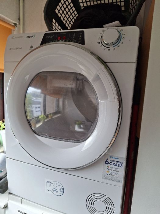 Maquina de secar com algum problema, aquece mas não  seca direito