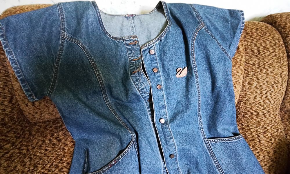 Продам сарафан джинсовий жіночий довгенький