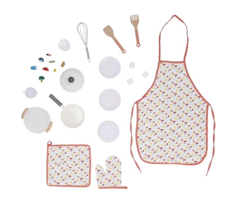 Дерев’яна дитяча кухня Lupilu з аксесуарами, 24 ел. Німеччина