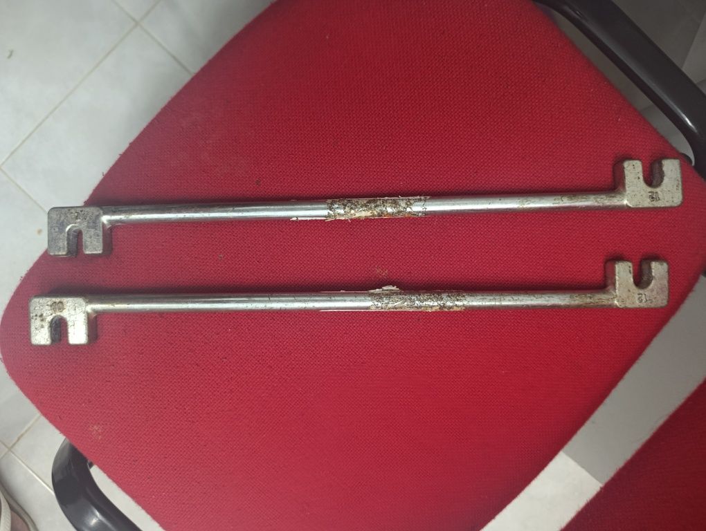 Chaves de moldar ferro