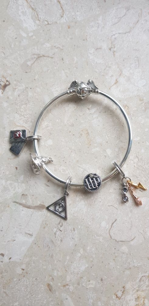 Charms zawieszka Harry Potter srebro 925