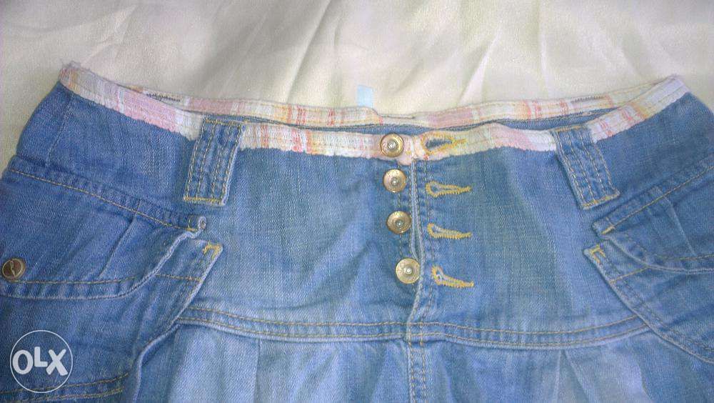Стильная джинсовая юбочка