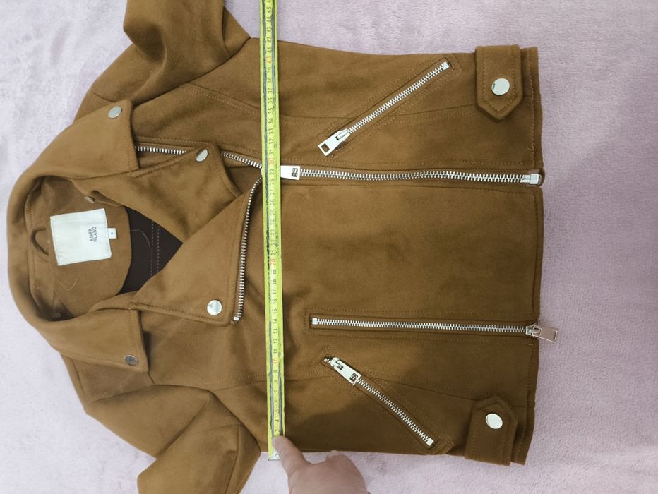 Śliczna kurtka ramoneska aksamitna XXS